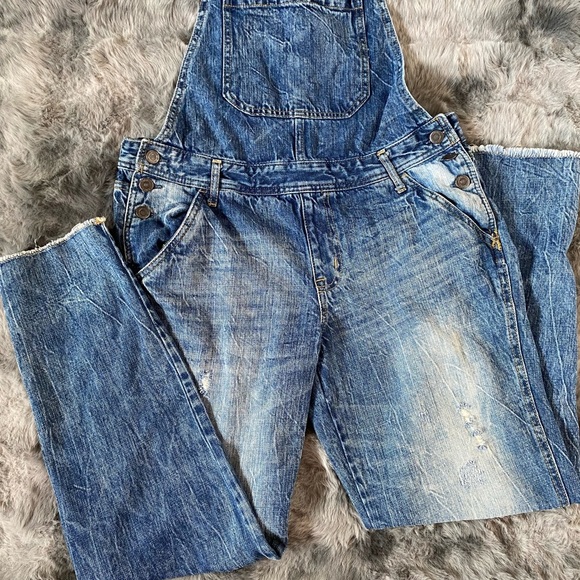Aeropostale Blue Denim Overalls - Picture 3 of 8